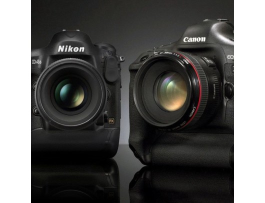 Зеркальные фотоаппараты  Nikon и Canon –  лучший выбор профессионалов